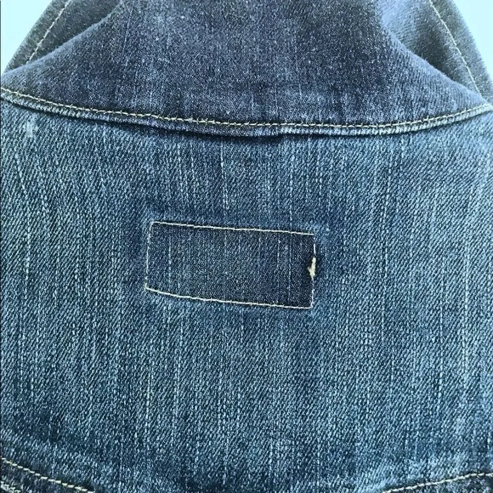 Vintage Levis Denim Jacket Women's Small Blue Ombre - Picture 12 of 13